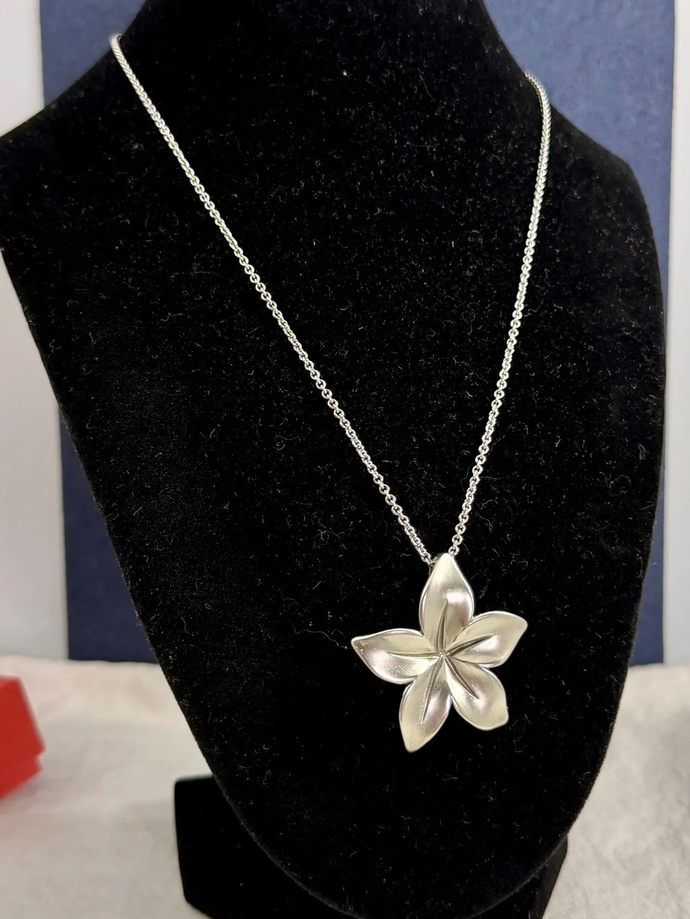 JAMES AVERY Sterling Silver Radiant Flower Blossom Lily Pendant Necklace RETIRED_3